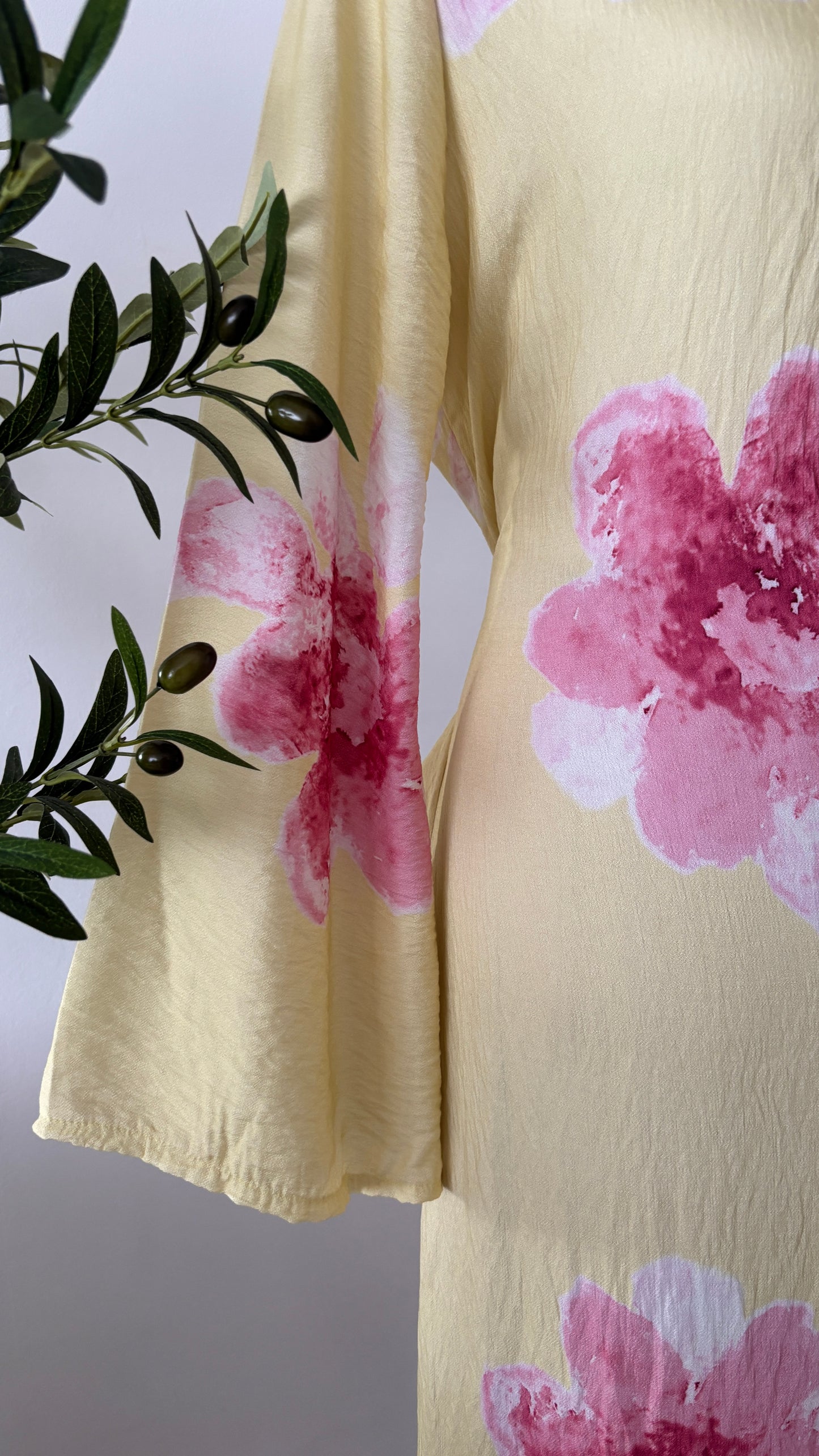 Warda Kleid Buttergelb