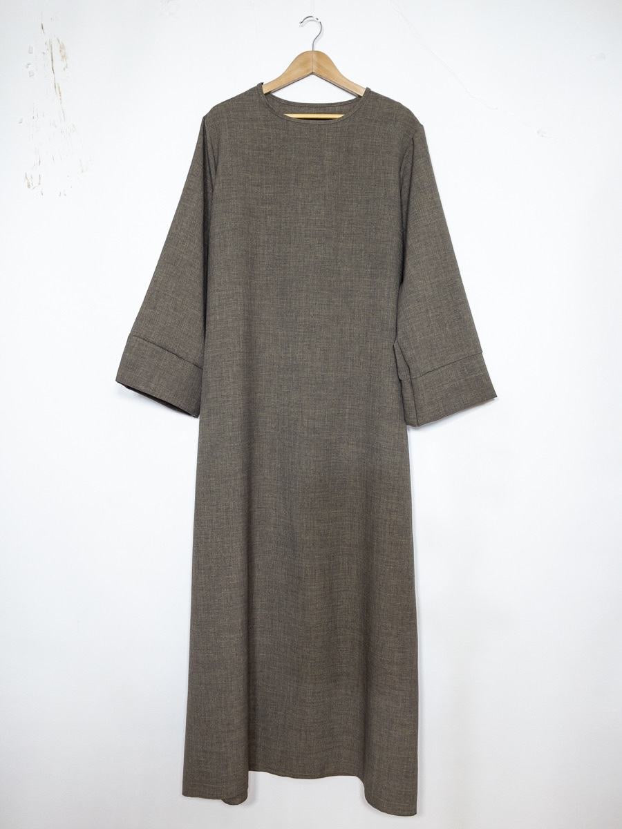 Leinenoptik Abaya - Moon