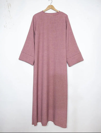 Leinenoptik Abaya - Malika