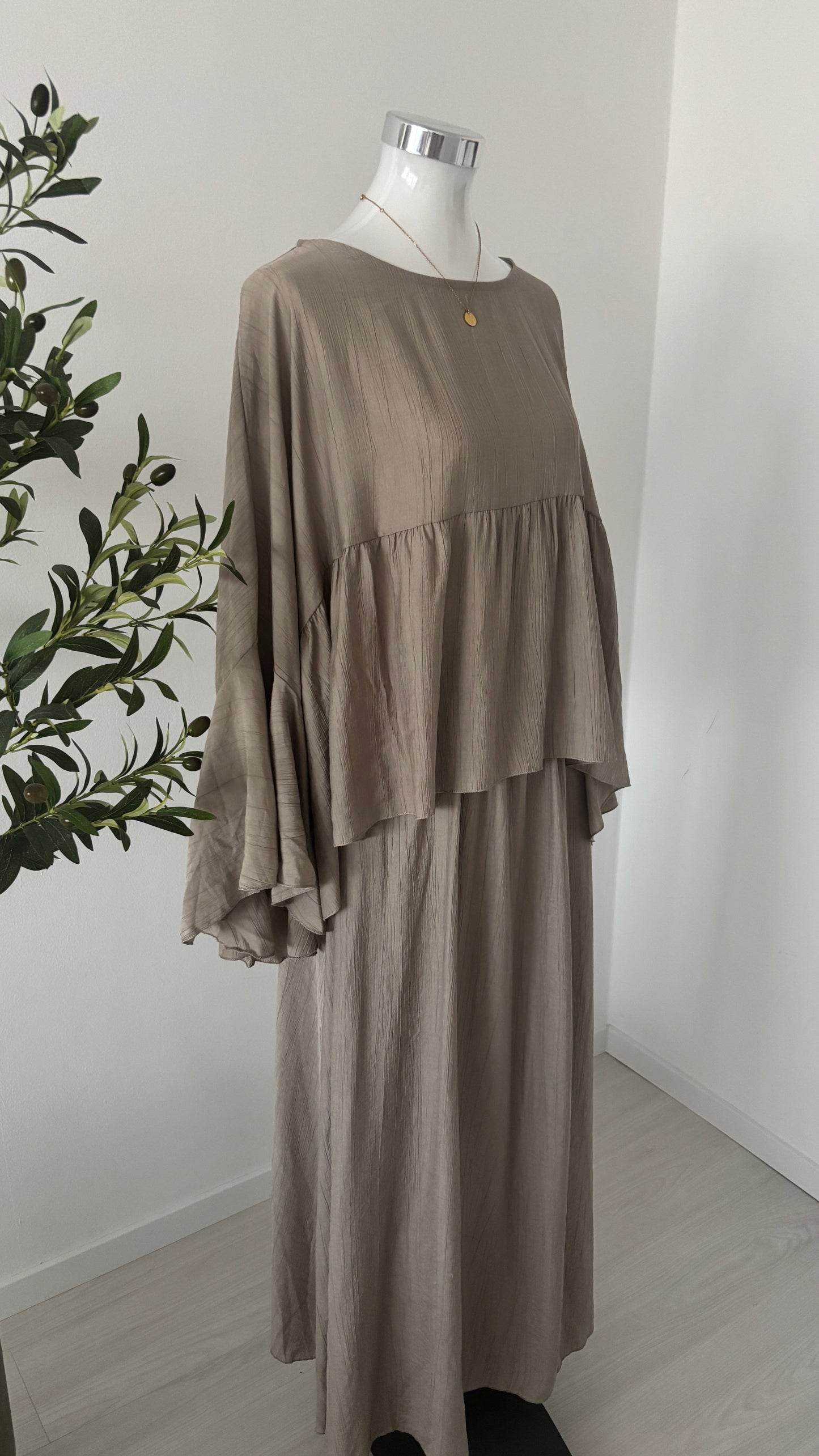 Zweiteiler Set Mocca