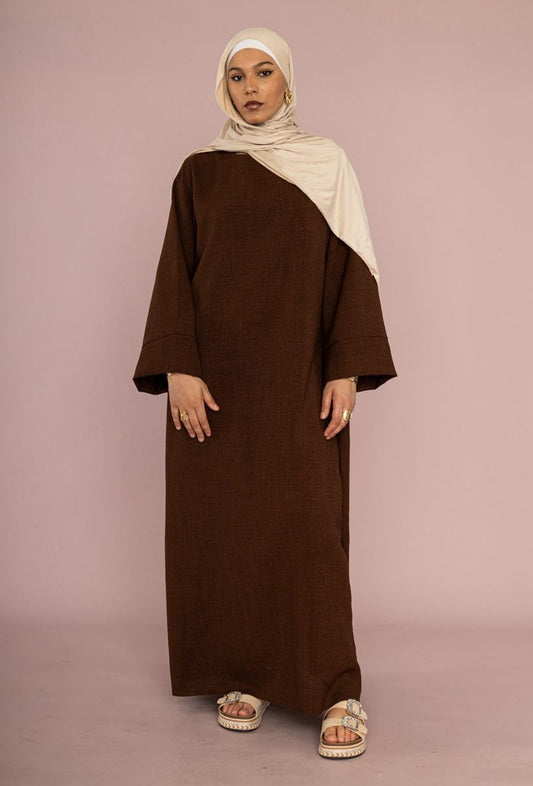 Leinenoptik Abaya
