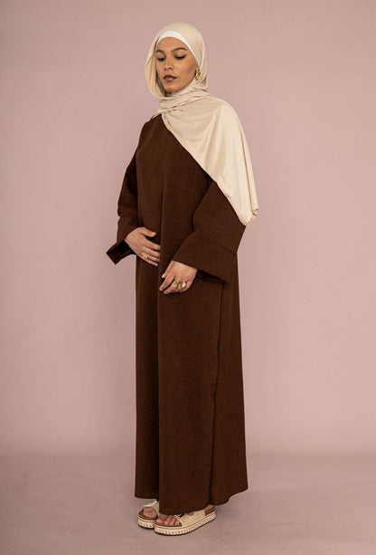 Leinenoptik Abaya