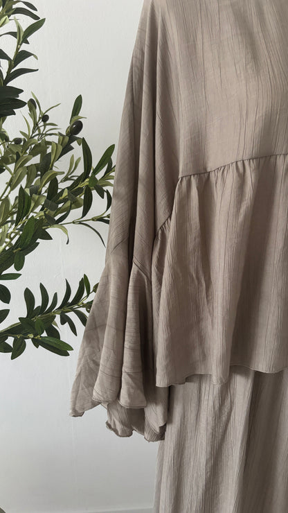 Zweiteiler Set Mocca